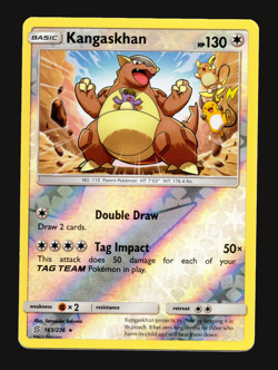 Pokemon TCG Kangaskhan Unified Minds Sun & Moon SM 163 Reverse Holo NM Card - Image 1