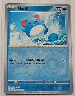Pokemon Marill Paldea Evolved Reverse Holo Card 044/193 - Image 1