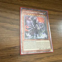 Ultimate Conductor Tyranno 1st Edition Platinum Secret Rare Card RA04-EN287 - Image 2