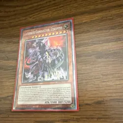 Ultimate Conductor Tyranno 1st Edition Platinum Secret Rare Card RA04-EN287 - Image 3