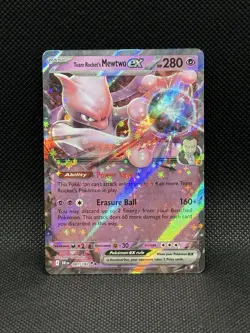 Team Rockets Mewtwo ex 081/182 - SV10: Destined Rivals Pokemon TCG Card NM - Image 1