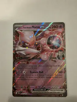 Team Rockets Mewtwo ex 081/182 - SV10: Destined Rivals Pokemon TCG Card NM - Image 1