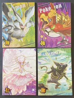 NON TCG Chinese Pokemon Elf Eif Origin J Card Set Ho oh Zarude Kyurem Diancie - Image 1