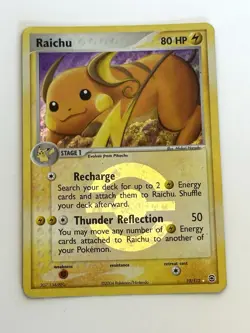 Raichu POKEMON Trading Card Game card from the Jungle expansion set Bundle 2 - Image 2