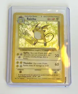 Raichu POKEMON Trading Card Game card from the Jungle expansion set Bundle 2 - Image 4