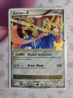 Zacian LV. X SWSH135 NM Holo Foil Promo Rare Pokemon Card NM - Image 1
