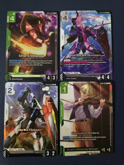 gundam card game newtype rising mixed card lot - Image 1