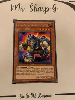 T.G. ANGRIFFSNASHORN - 1.AUFLAGE EXVC-DE021 DEUTSCH Yu-Gi-Oh! CARD RARE KONAMI - Image 4