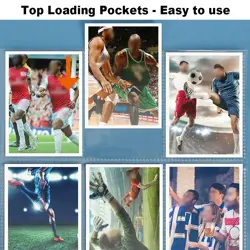 Trading Card Album Binder Protector Pages Sleeves 18 Pocket Sheets Baseball US - Image 5