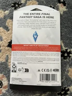 Final Fantasy Play Booster Single Pack 14 Cards - Image 2