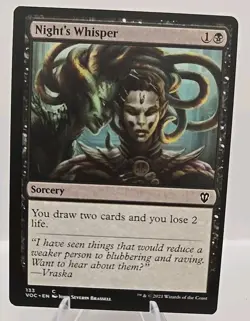 Night's Whisper MTG Commander: Innistrad: Crimson Vow Regular - Image 1
