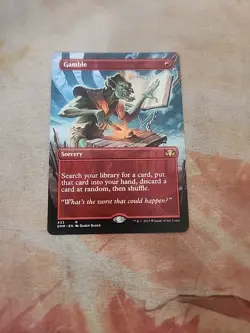 Gambpe Borderless Dominaria Remastered MTG NM - Image 1