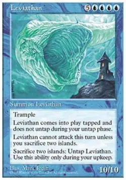 Leviathan - Medium Play MTG 5th Edition - Image 1