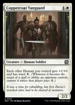Coppercoat Vanguard - Foil NM, English MTG March of the Machine: The Aftermath - Image 1