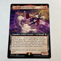 Cait Sith, Fortune Teller (Extended Art) #151 Regular MTG Final Fantasy FIC - NM - Image 1