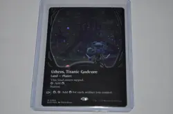 MTG magic EDGE OF ETERNITIES eoe mythic UTHROS TITANIC GODCORE GALAXY FOIL #380 - Image 2