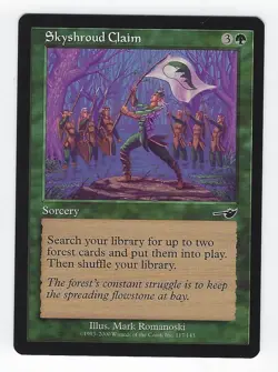 Skyshroud Claim MTG: Nemesis Common - Image 1