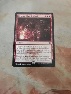 Delayed Blast Fireball Commander Legends Battle For Baldur's Gate MTG NM - Image 1