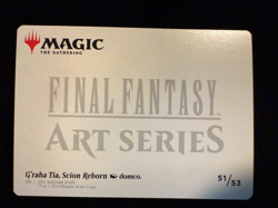 MTG Final Fantasy Art Series G'raha Tia, Scion Reborn x1 NM Art Card - Image 2