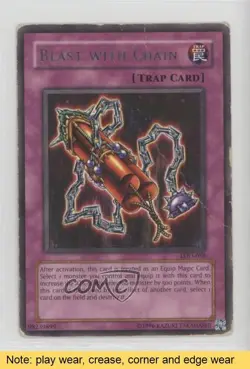 Blast with Chain Unlimited YuGiOh Legacy of Darkness #LOD-088 2003 READ 0c6 - Image 1