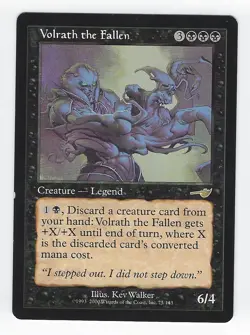 Volrath the Fallen MTG: Nemesis Rare - Image 1