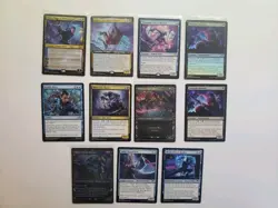 MTG Black Blue Ninja Lot - Kaito, Bane Of Nightmares - Image 1