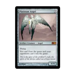 WOTC MtG M11 Platinum Angel (MR) VG - Image 1