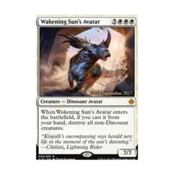 WOTC MtG Prerelease Promos Wakening Sun's Avatar (P) (Foil) NM - Image 1