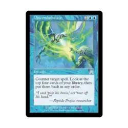 WOTC MtG Onslaught Discombobulate (U) (Foil) NM - Image 1