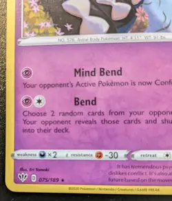 Gothitelle 075/189 Rare Sword & Shield: Darkness Ablaze Pokemon TCG - Image 4