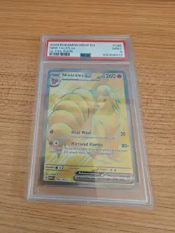 2023 Pokemon MEW EN Ninetails EX Ultra Rare #186 PSA 9 MINT - Image 1