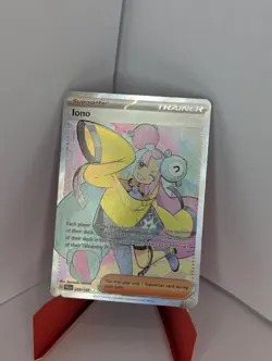 Iono - 254/193 Paldea Evolved Full Art Ultra Rare Pokemon NM - Image 2