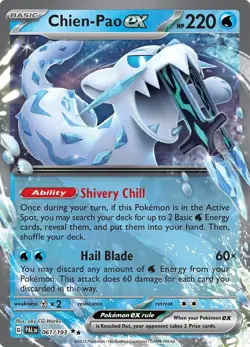 Chien-Pao ex - 061/193 - Paldea Evolved - Pokemon TCG - MP - HOLO - Image 1