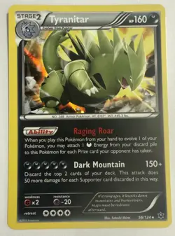 Tyranitar - 56/124 - Holo Rare - Holo - XY - Fates Collide - NM/M Pokemon TCG - Image 1