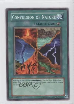 Convulsion of Nature Unlimited YuGiOh Legacy Darkness #LOD-084 2003 0b5 - Image 1