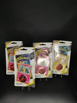 POKEMON SUN & MOON TEAM UP - LOT OF 4 BLISTER PACKS - FACTORY SEALED - Image 1