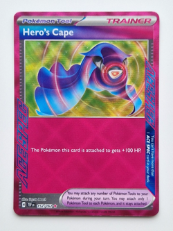 Hero's Cape 152/162 Ace Spec Holo Rare Temporal Forces Pokemon - Pack Fresh - Image 1