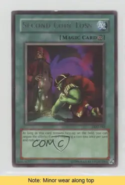 Second Coin Toss Unlimited YuGiOh Legacy of Darkness #LOD-083 2003 READ 0c6 - Image 1