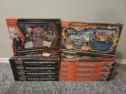 Pokemon Team Rocket's Mewtwo AND Charizard EX Collection Box BUNDLE (10 Boxes) - Image 1