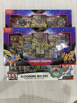 Pokemon Legendary Warriors Premium Collection (2) and 151 Blooming Waters (1) - Image 2