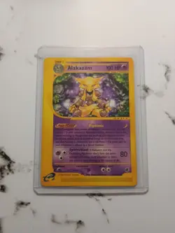 Alakazam 33/165 2002 Expedition Pokemon Card Vintage WOTC Non Holo Rare - LP - Image 1