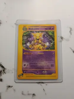 Alakazam 33/165 2002 Expedition Pokemon Card Vintage WOTC Non Holo Rare - LP - Image 8