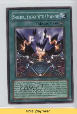 Spiritual Energy Settle Machine Unlimited YuGiOh Legacy of Darkness #LOD-082 2u3 - Image 1