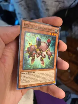 Yugioh Beta the Electromagnet Warrior SDMY-EN002 1st Super Rare - Image 2