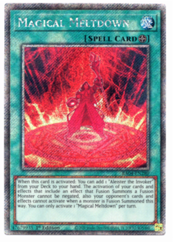 Magical Meltdown - RA04-EN280 - Platinum Secret Rare - 1st Edition Yugioh - Image 1