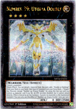 Number 39: Utopia Double - MP24-EN031 - Quarter Century Rare 1st Edition Yugioh - Image 1