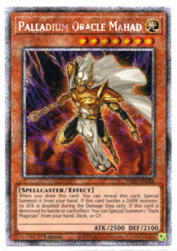 Palladium Oracle Mahad - RA03-EN266 - Platinum Secret Rare 1st Edition Yugioh - Image 1
