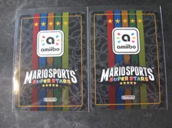 MARIO 2-CARD LOT 2017 AMIIBO MARIO SPORTS SUPERSTARS #4/#85 Golf & Horse EX - Image 2