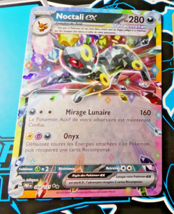 Pokemon Francais Card Holo Carte Noctali EX 060/131 PRE EV8.5 FR Mint 2025 - Image 1