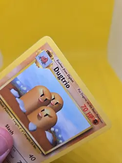 Pokemon TCG Dugtrio Base Set 19/102 Unlimited Rare Card, Vintage 1999 - Image 3